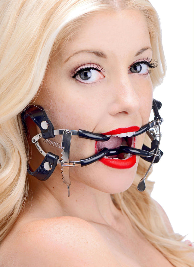 Ratchet Style Jennings Mouth Gag with Strap - BDSM Toys