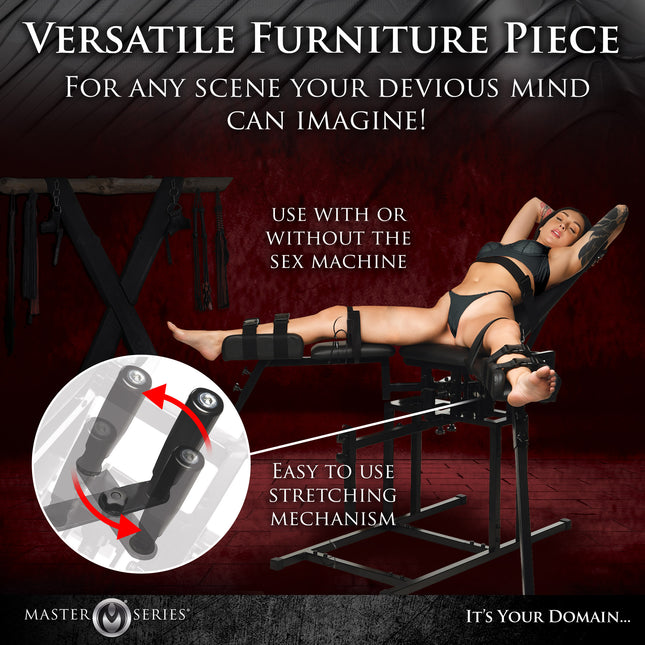 Leg Spreader Obedience Chair with Sex Machine - Sex Machines