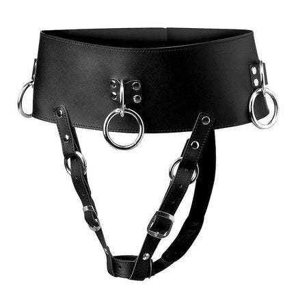 Forced Orgasm Wand Holder Belt - BDSM Gear