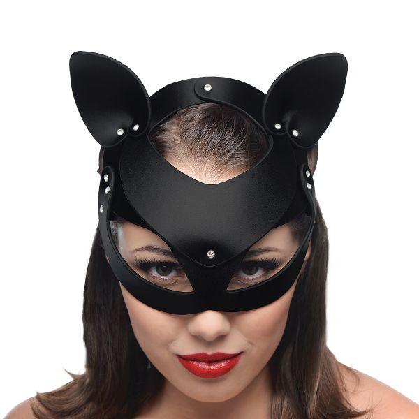 Bad Kitten Leather Cat Mask - BDSM Gear
