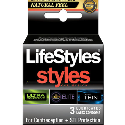 Lifestyles Styles Sensitive - Pack Of 3