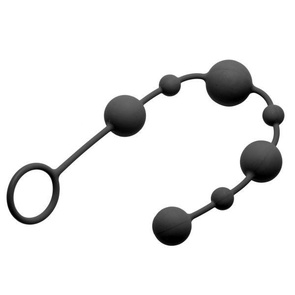 Linger Graduated Silicone Anal Beads - Sex Toys