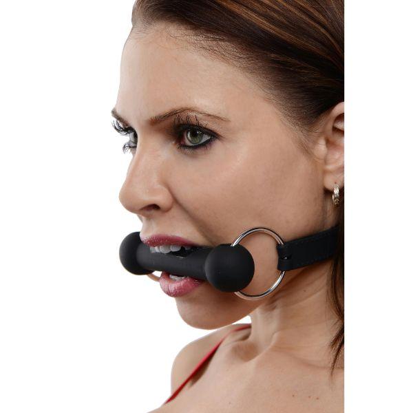 Mr. Ed Lockable Silicone Horse Bit Gag - BDSM Toys