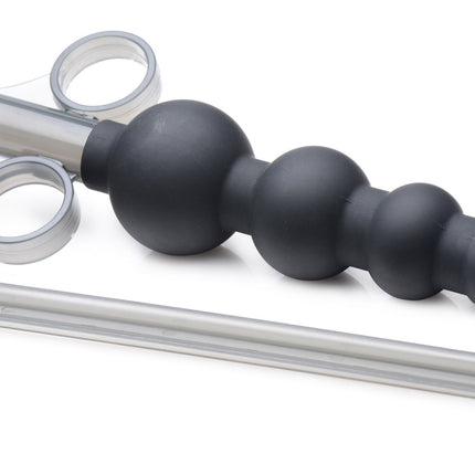 Silicone Graduated Beads Lube Launcher - Lube, Toy Care and Better Sex