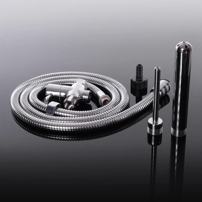 All-in-One Shower Enema Set By Kink - Sex Toys