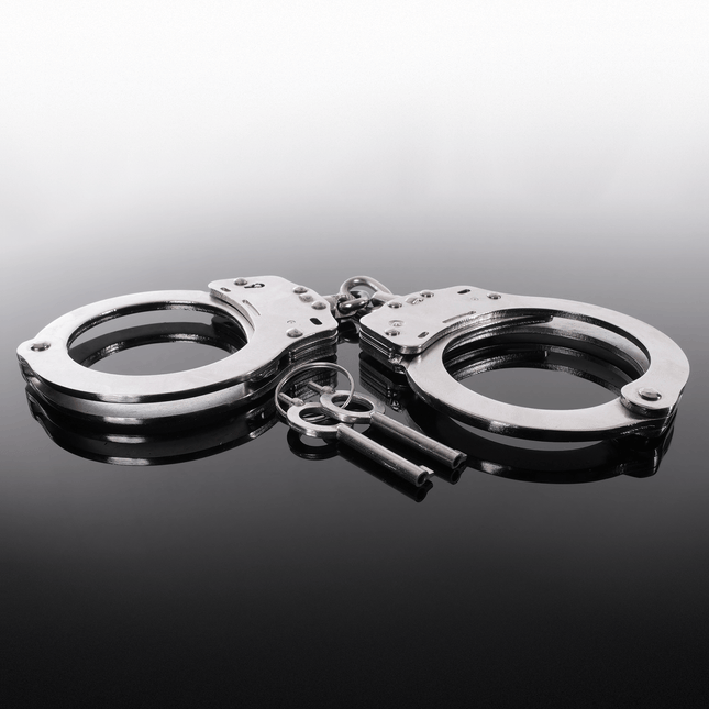 Police-Style Metal Handcuffs By Kink - Bondage Toys