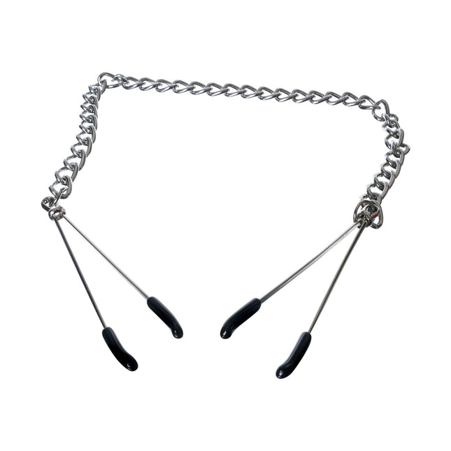 Core By Kink Silver Chain Nipple Clamps - Kink Store