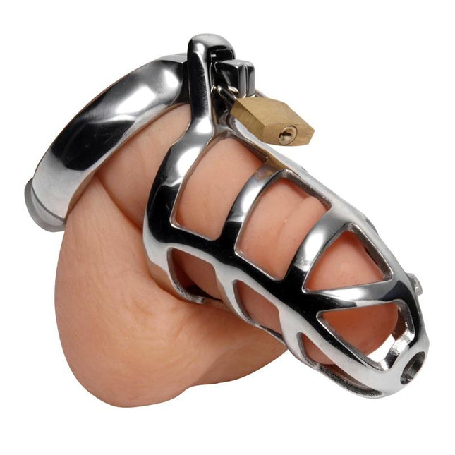 Detained Stainless Steel Chastity Cage - Kink Store
