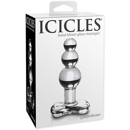 Icicles #47 Bulbed Glass Anal Plug - Kink Store