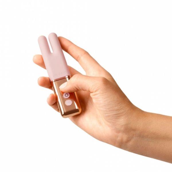 Le Wand Deux Clitoral Vibrator - Rose Gold - Kink Store