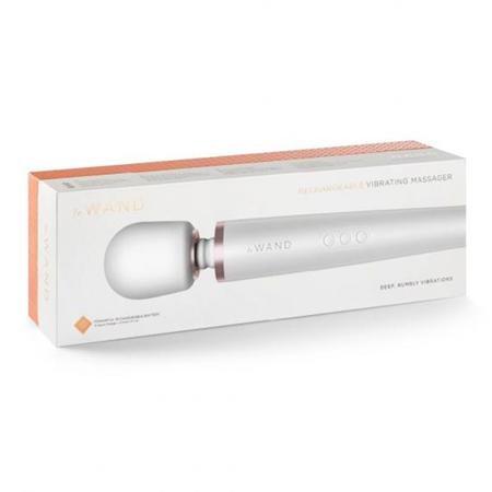 Le Wand Pearl White Rechargeable Massager - Kink Store