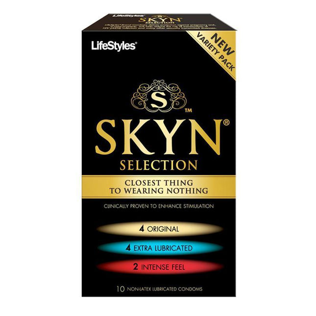 LifeStyles SKYN Selection Non Latex Condoms (10 pack) - Kink Store