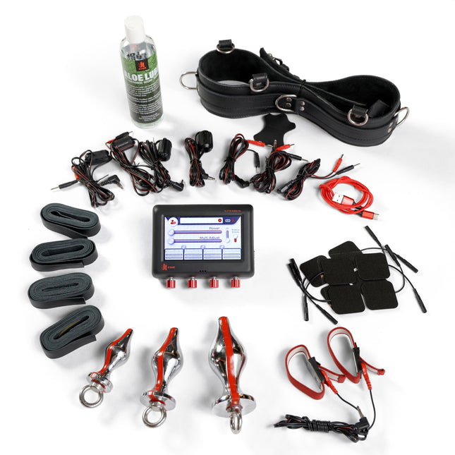 E-Stim Power Box Anal Bondage Kit by Kink