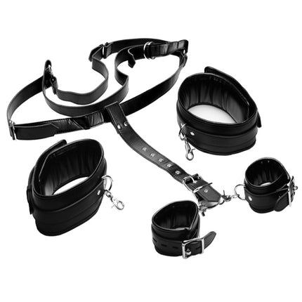 Deluxe Thigh Sling Harness With Wrist Cuffs