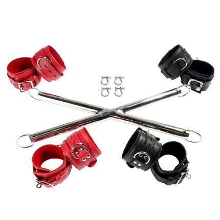 X Shape Spreader Bar and Cuff Set By Kink