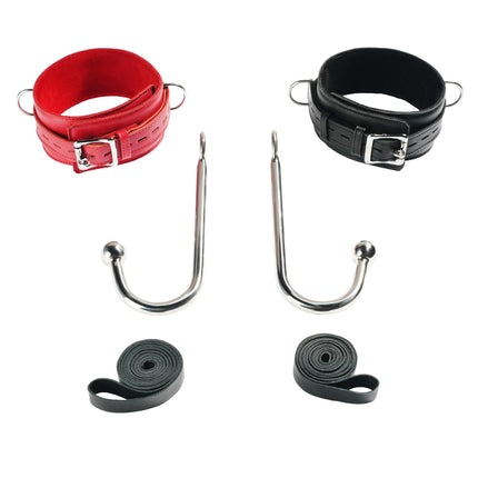 Arched Back Ass Hook to Collar Set by Kink