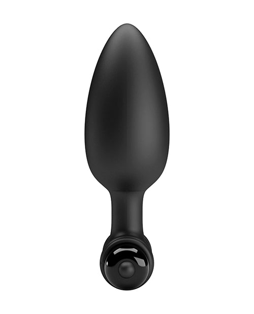 Pretty Love Vibra Butt Plug II - Black - Anal Products