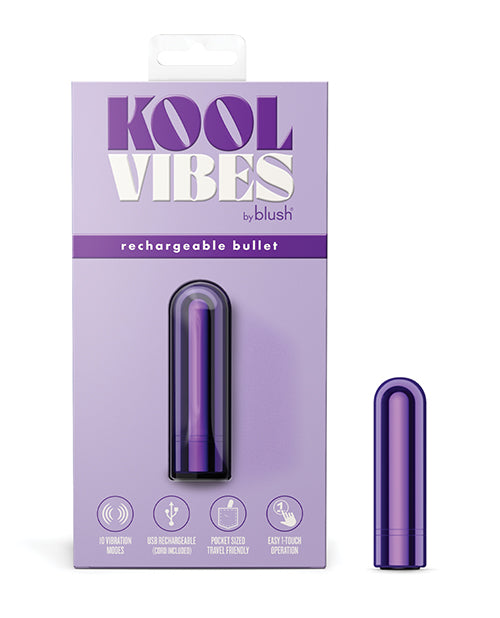 Blush Kool Vibes Mini Rechargeable Bullet - Stimulators