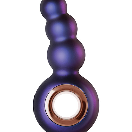 Hueman Outer Space Vibrating Anal Plug - Purple - Anal Products