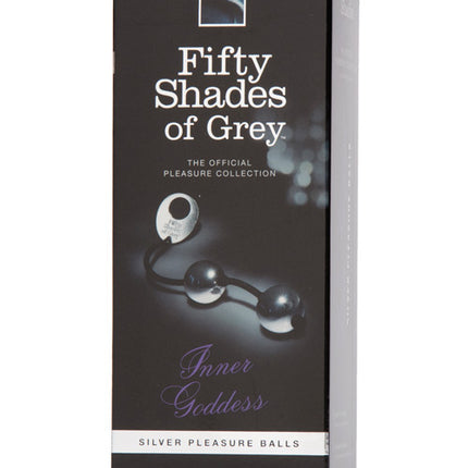 Fifty Shades of Grey Inner Goddess Silver Metal Pleasure Balls - Fifty Shades Of Grey