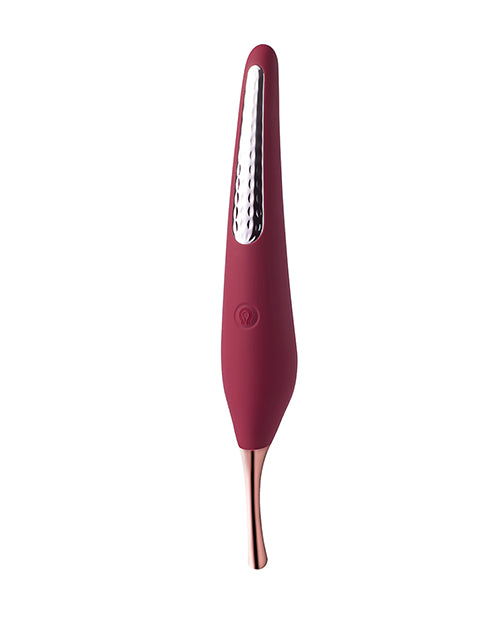 Ms. Honey Pinpoint Clit Vibrator & Nipple Stimulator - Red Wine - Vibrators