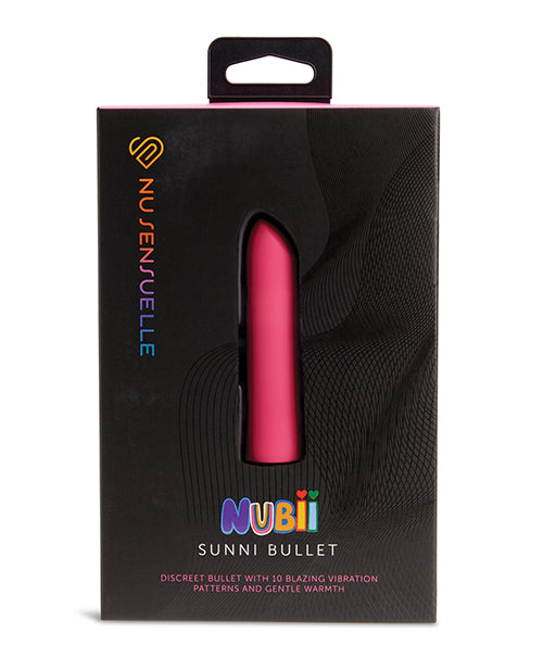 Nu Sensuelle Sunni Nubii Warming Bullet - Stimulators
