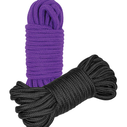 Plesur Cotton Shibari Bondage Rope 2 Pack - Bondage Blindfolds & Restraints