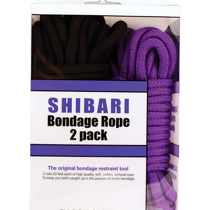 Plesur Cotton Shibari Bondage Rope 2 Pack - Bondage Blindfolds & Restraints