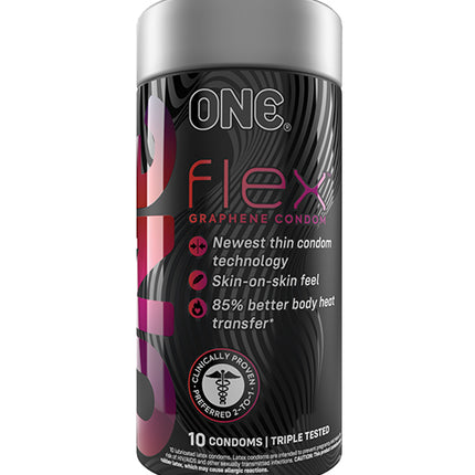 One Flex Graphene Condom - Pack of 10