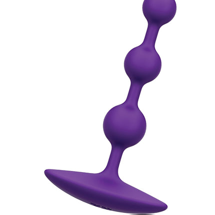 Romp Amp Flexible Anal Beads - Violet