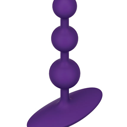 Romp Amp Flexible Anal Beads - Violet - Anal Products