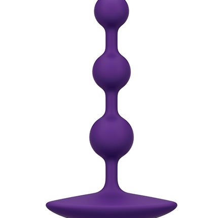 Romp Amp Flexible Anal Beads - Violet - Anal Products