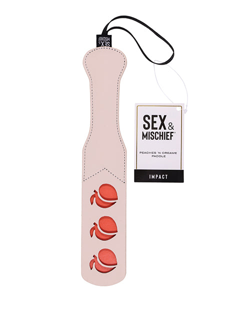 Sex & Mischief Peaches 'n CreaMe Paddle - Bondage Blindfolds & Restraints