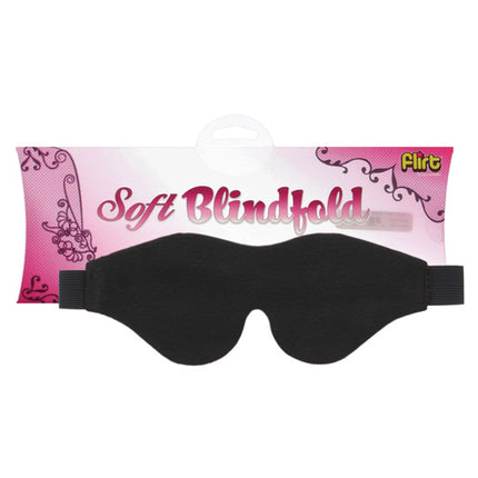 Sportsheets Soft Blindfold - Black - Bondage Blindfolds & Restraints