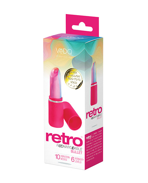 Vedo Retro Rechargeable Bullet Lip Stick Vibe - Stimulators