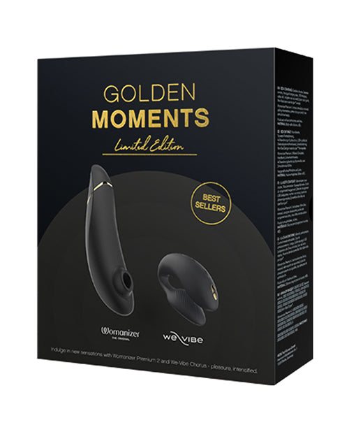 We-Vibe Chorus / Womanizer Premium 2 Golden Moments Collection 2023 - Black/Gold - Vibrators