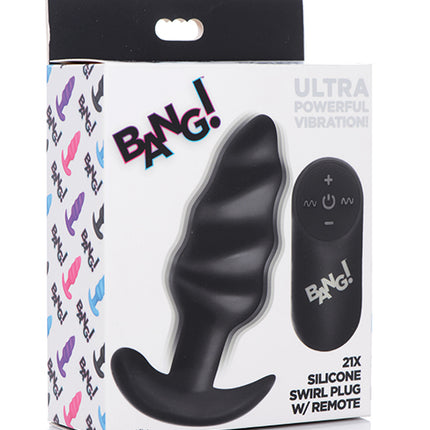 Bang! Vibrating Butt Plug W/remote Control - Anal Products