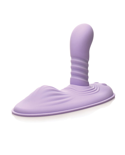 Inmi Thrust N' Grind Thrusting & Vibrating Silicone Grinder - Purple - Vibrator Play