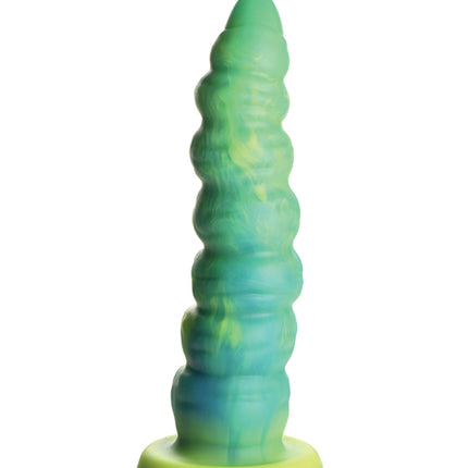 Creature Cocks Squirmer Thrusting & Vibrating Silicone Dildo w/Remote Control - Multi Color - Vibrators