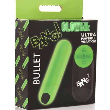Bang! Glow in the Dark 21X Remote Controlled Bullet - Stimulators