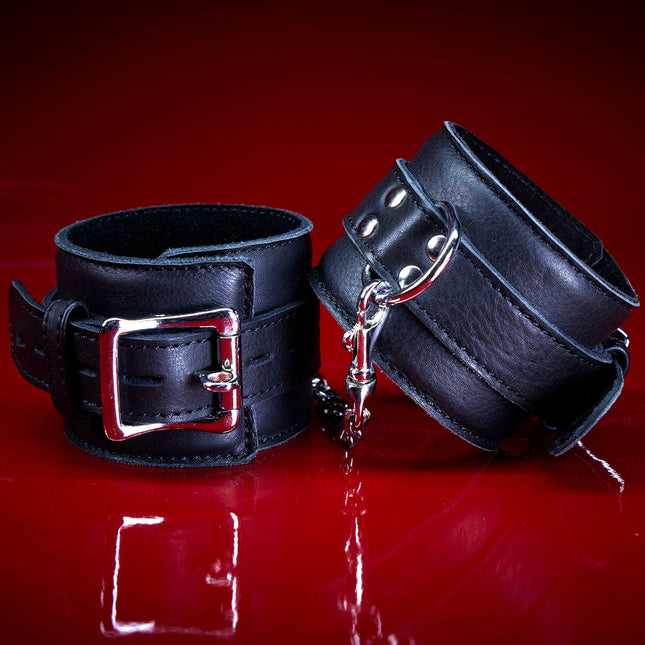 Signature Leather Wrist Cuffs by Kink