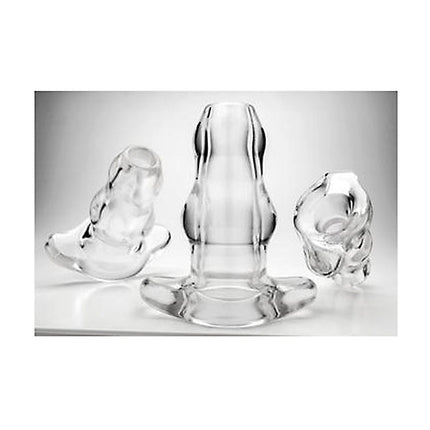 Double Tunnel Plug - Clear - Medium - New and Featured Products