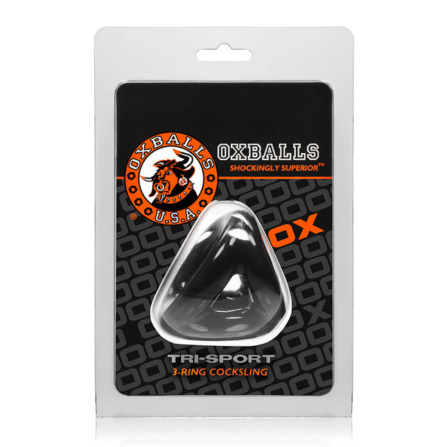 OxBalls Tri-Sport, Cocksling, Black - Sex Toys
