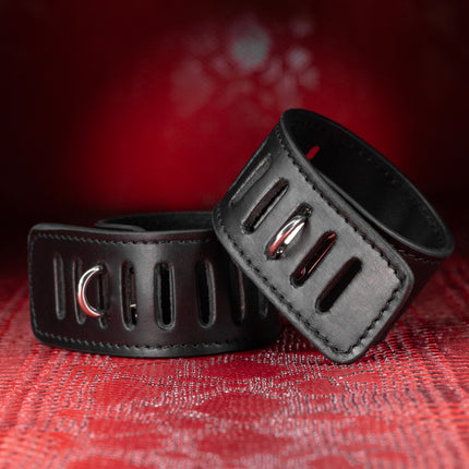 Secure Leather Bondage Ankle Restraints by KINK