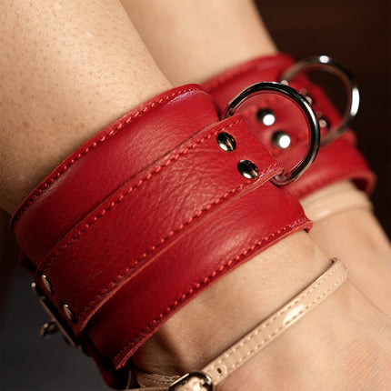 Signature Leather Ankle Cuffs by Kink