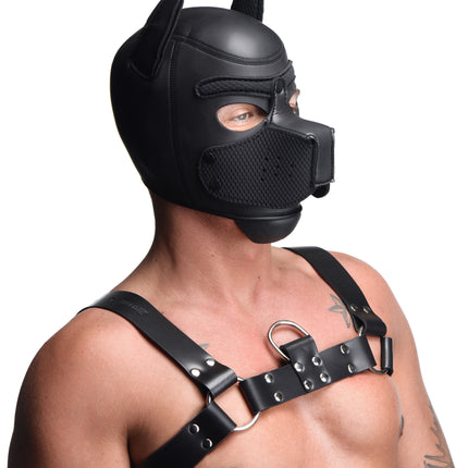 Spike Neoprene Puppy Hood - Hoods-Muzzles