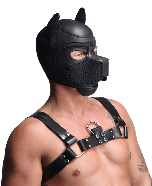 Spike Neoprene Puppy Hood - Hoods-Muzzles