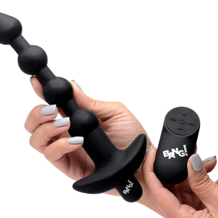 Remote Control Vibrating Silicone Anal Beads - Vibesextoys