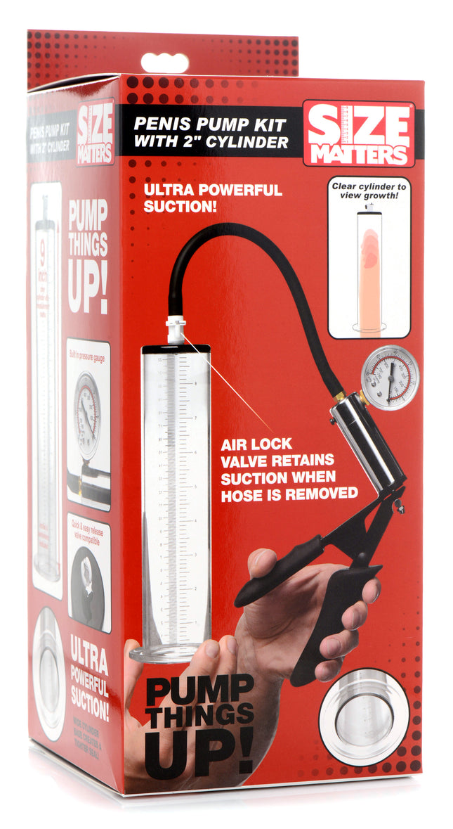 Penis Pump Kit with 2.25 Inch Cylinder