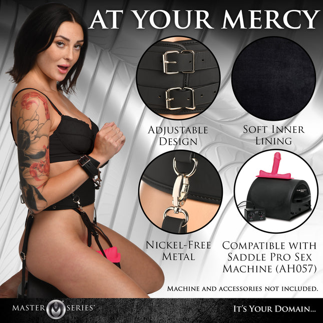 Forced Orgasm Belt with Saddle Straps - Sex Machines